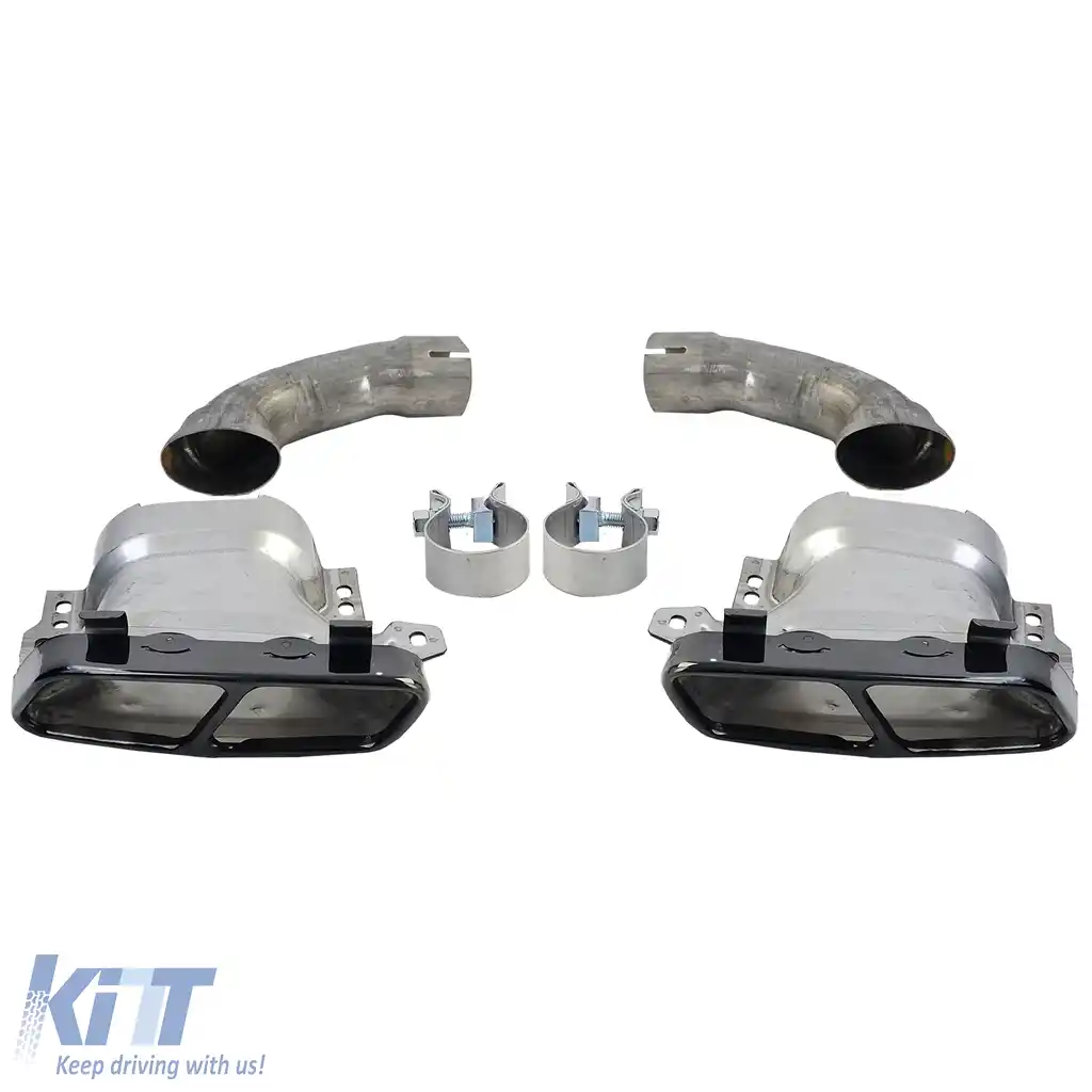 Kit caroserie sport, bara fata, bara spate, grila, fuste laterale, potrivit pentru Mercedes A W176 12-15-image-6207485