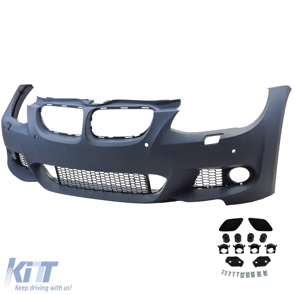 Kit caroserie sport bara fata fuste laterale potrivit pentru 3 Series BMW E92 E93 10-13 Facelift LCI-image-6205529