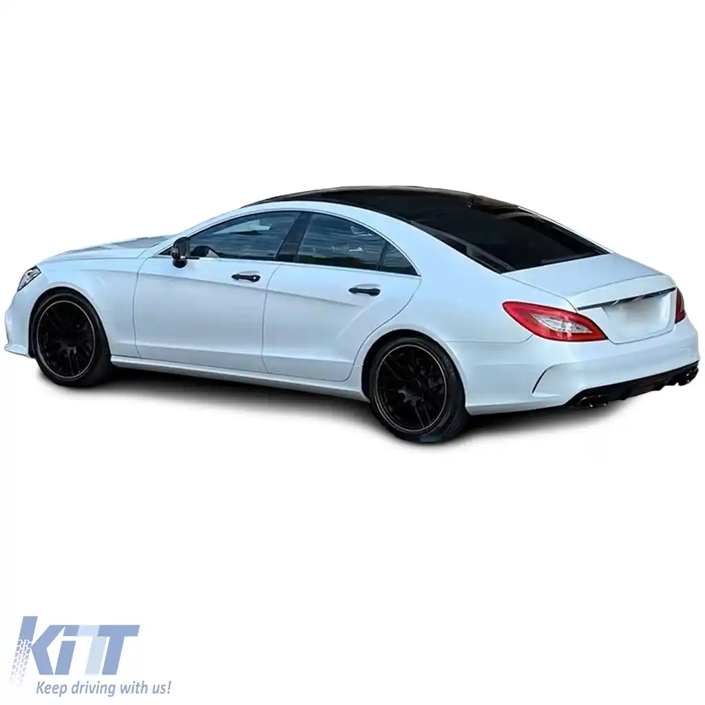 Kit caroserie sport bara grilă difuzor potrivit pentru Mercedes CLS C218 W218 2011-2018-image-6209129