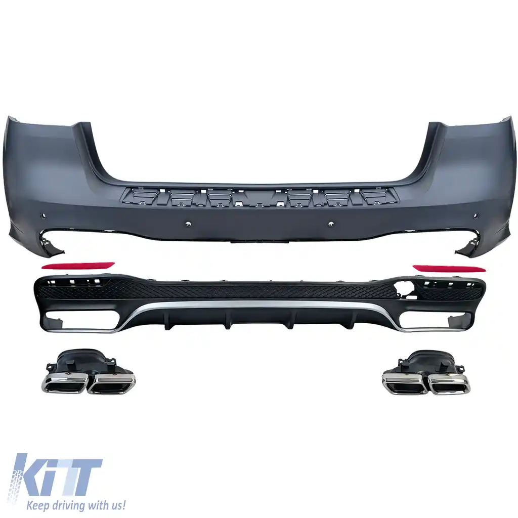 Kit caroserie sport, spoilere, extensii grilă pentru Mercedes GLE W166 2015-2018-image-6210424