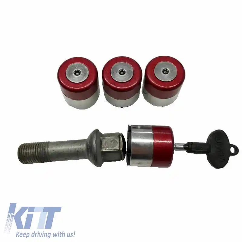 Kit de 4 bucăți cu cheie pentru cupole de roți antifurt de 19