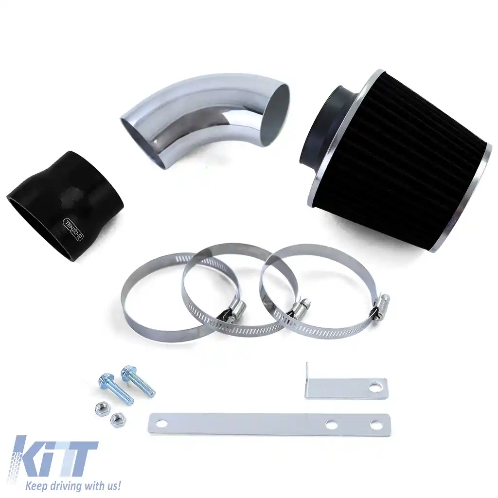 Kit de admisie aer Filtru de aer sport negru potrivit pentru BMW Seria 3 E46 323 325 328 330-image-6206620