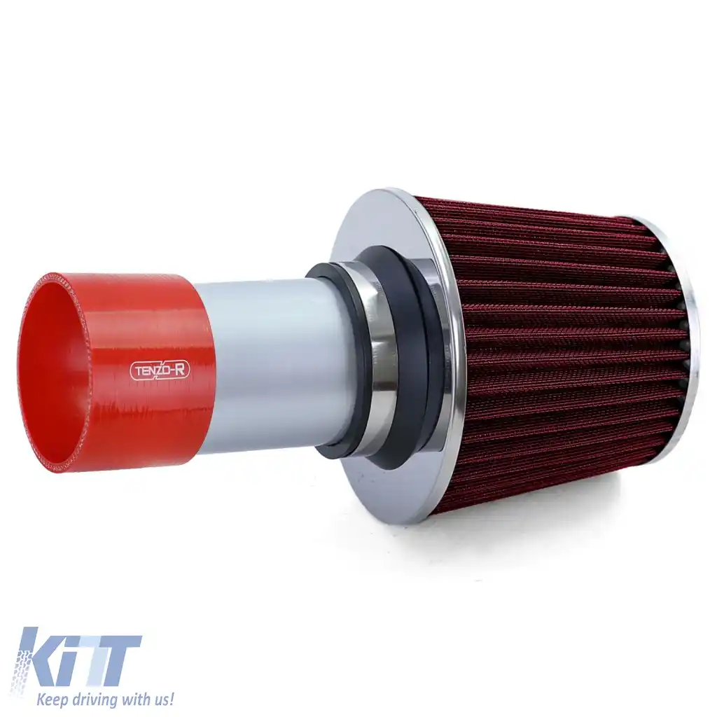 Kit de admisie aer Filtru de aer sport roșu potrivit pentru VW Golf 4 Bora Beetle 1.8 1.9 2.0 2.8-image-6277368