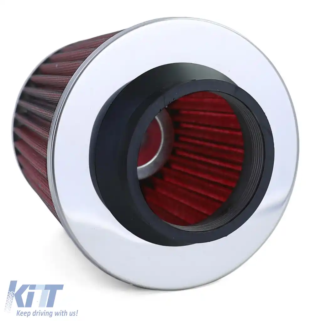 Kit de admisie aer Filtru de aer sport roșu potrivit pentru VW Golf 4 Bora Beetle 1.8 1.9 2.0 2.8-image-6277371