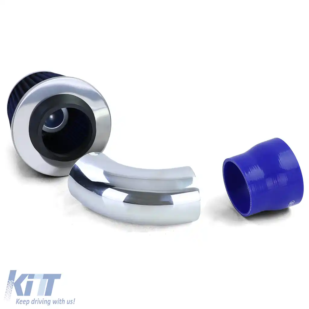 Kit de admisie cu filtru de aer sport albastru, potrivit pentru BMW Seria 3 E46 323 325 328 330-image-6204490