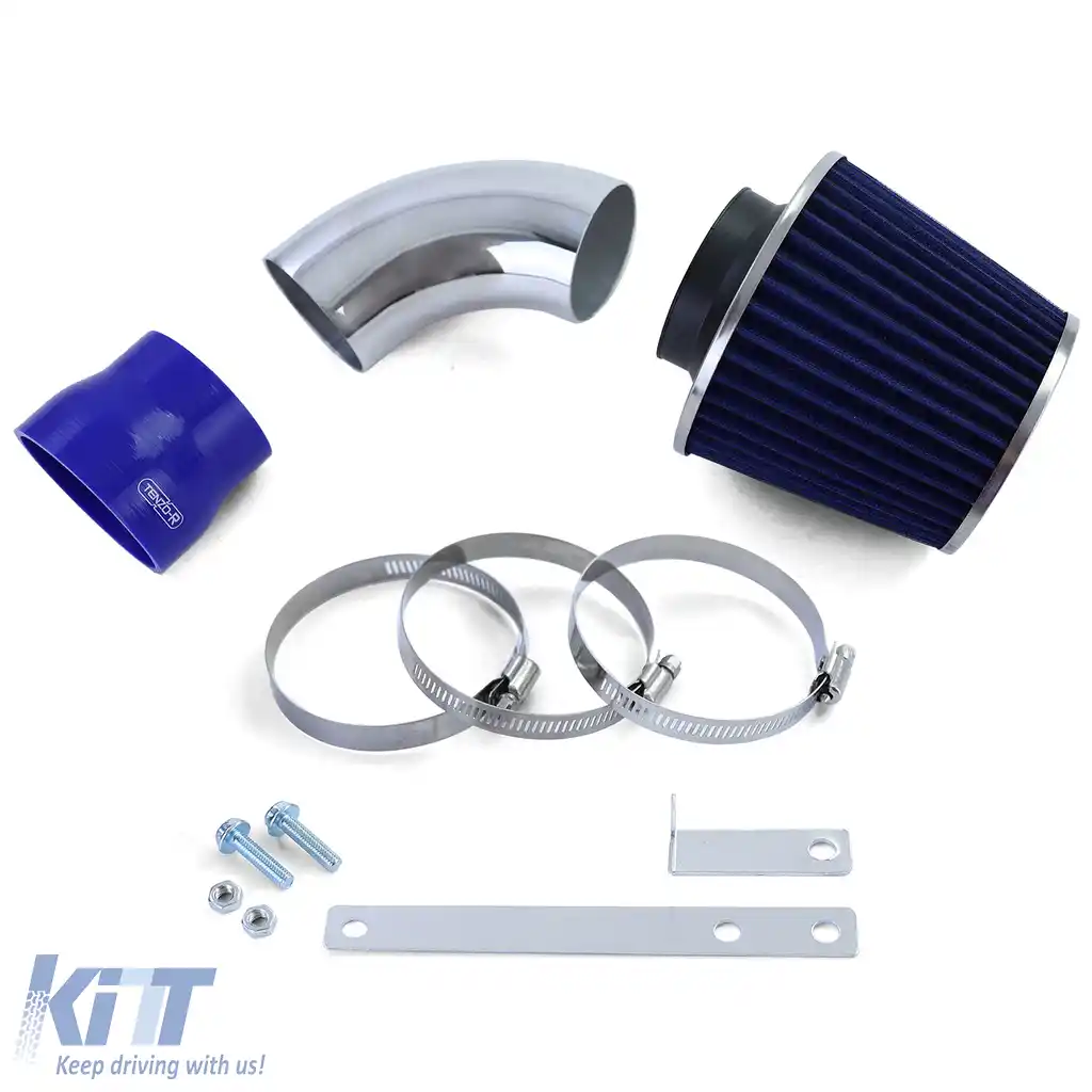 Kit de admisie cu filtru de aer sport albastru, potrivit pentru BMW Seria 3 E46 323 325 328 330-image-6204493