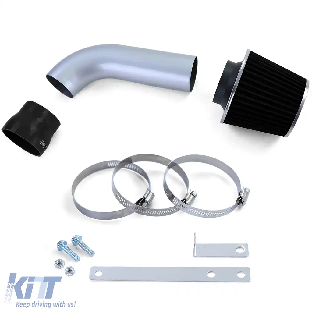 Kit de admisie cu filtru de aer sport negru, potrivit pentru BMW Seria 5 E39 525i 528i 530i-image-6204500