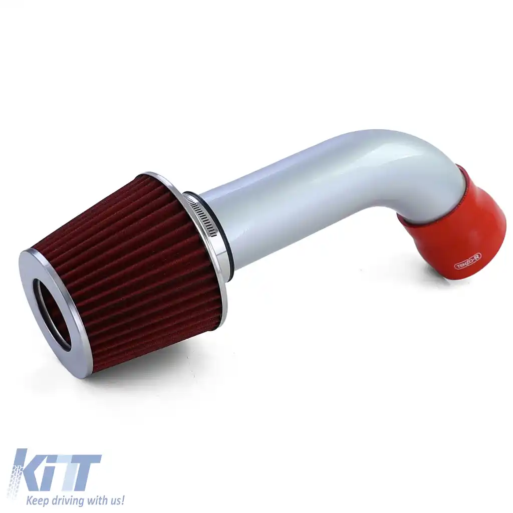 Kit de admisie cu filtru de aer sport roșu, potrivit pentru BMW Seria 5 E39 525i 528i 530i-image-6201387