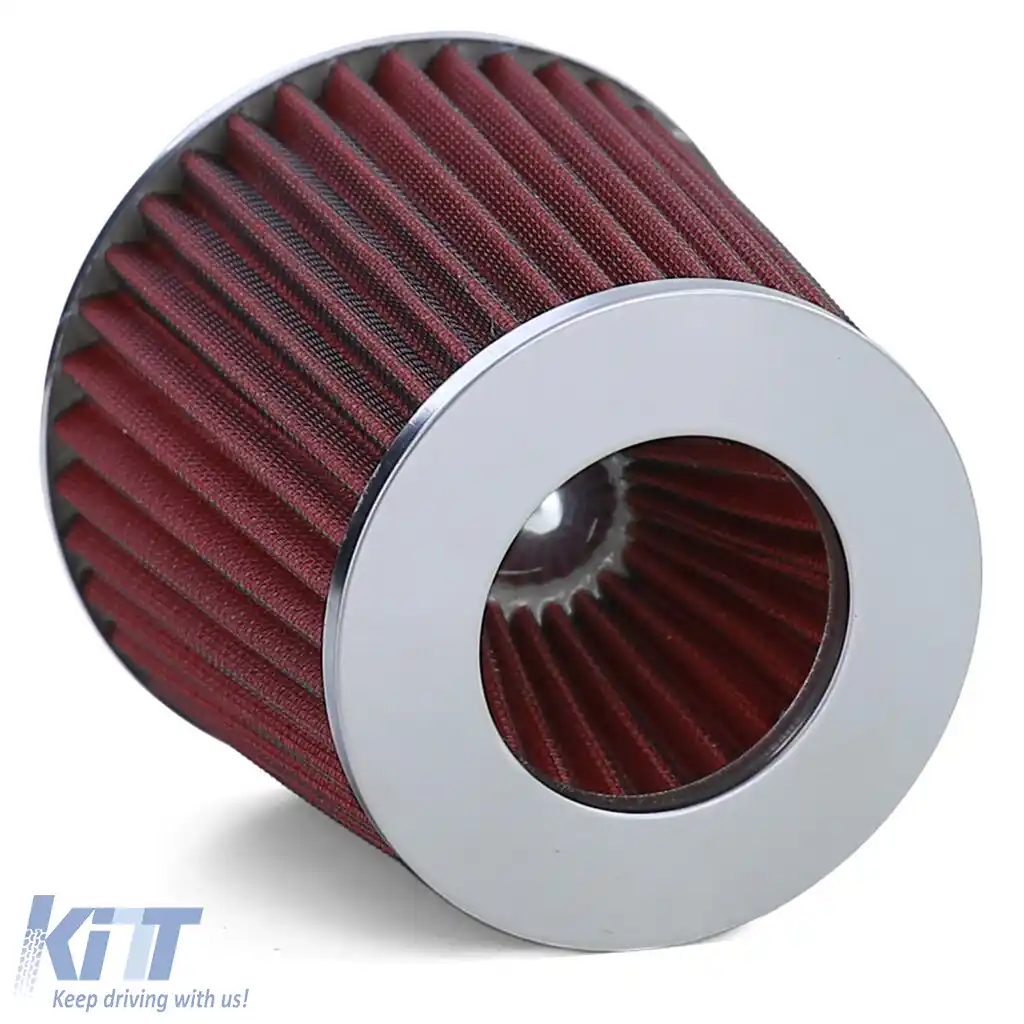 Kit de admisie cu filtru de aer sport roșu, potrivit pentru BMW Seria 5 E39 525i 528i 530i-image-6201391