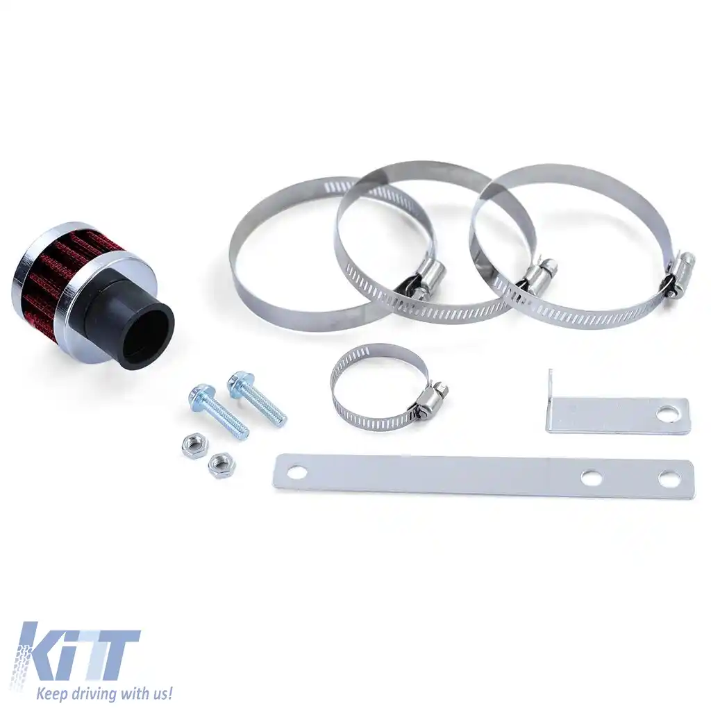 Kit de admisie cu filtru de aer sport roșu, potrivit pentru Audi TT 8N 1.8 4 cilindri 98-06-image-6204160