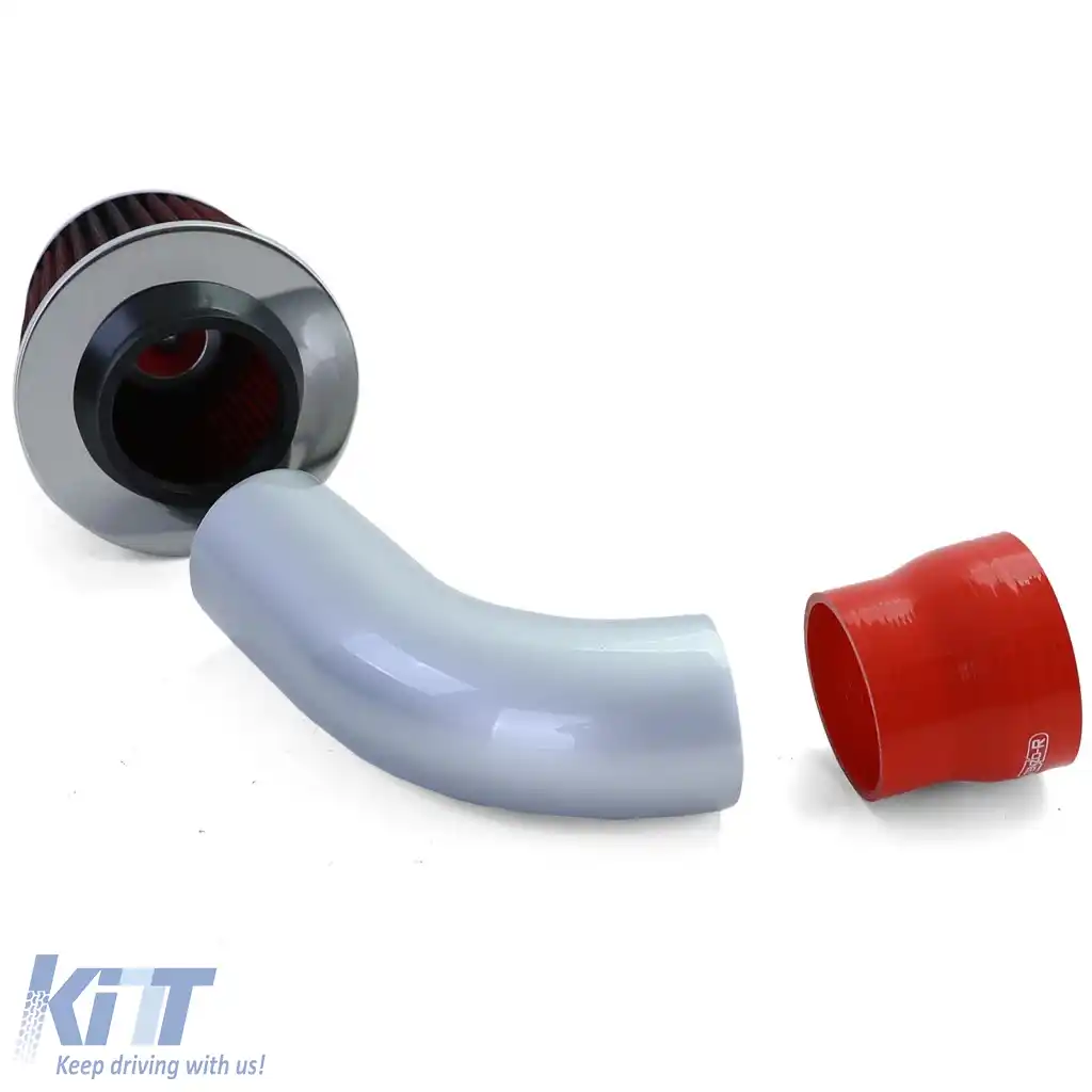 Kit de admisie cu filtru de aer sport roșu, potrivit pentru Mercedes E-Class W210 S210 E320-image-6277242