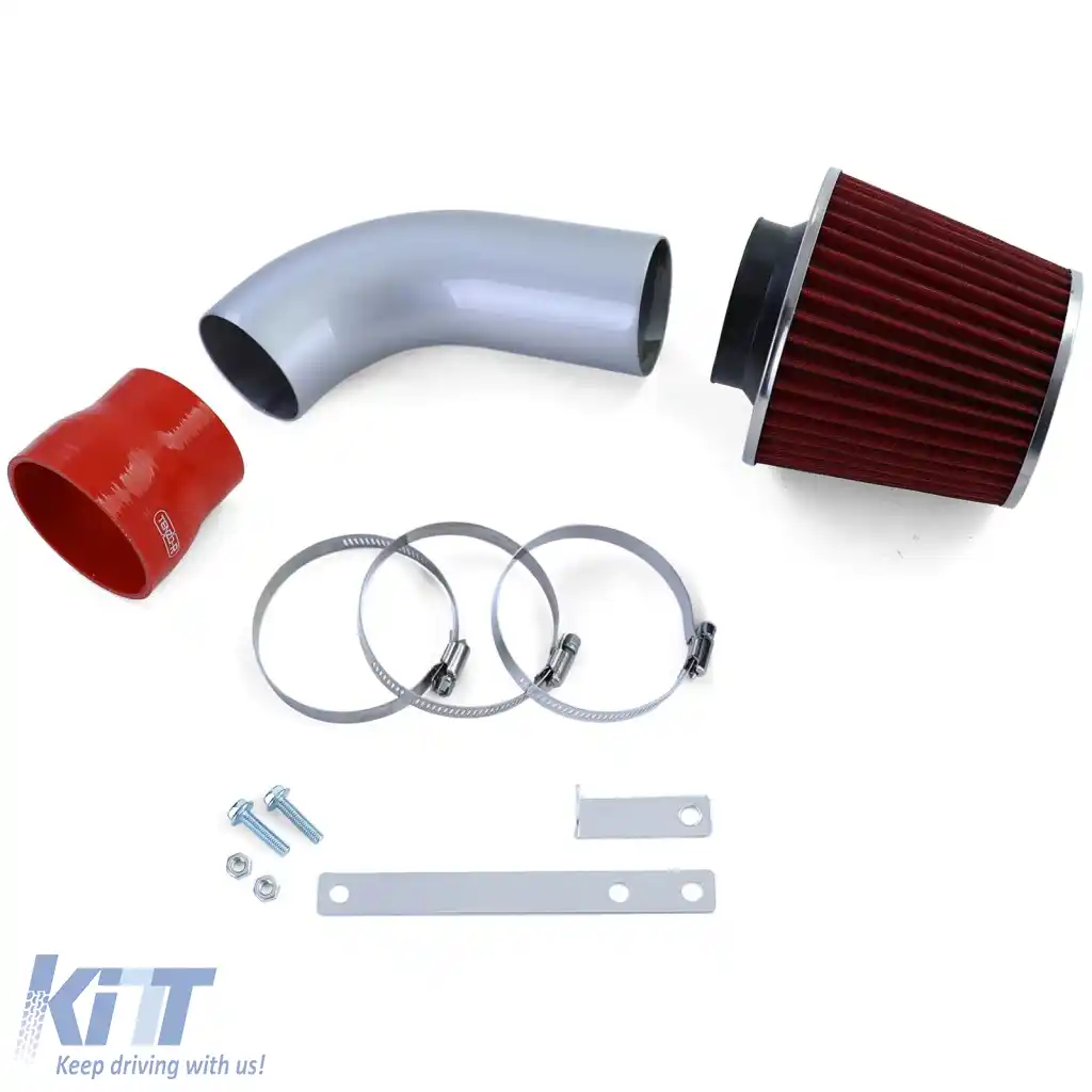 Kit de admisie cu filtru de aer sport roșu, potrivit pentru Mercedes CLK C208 ML W163 320-image-6277298