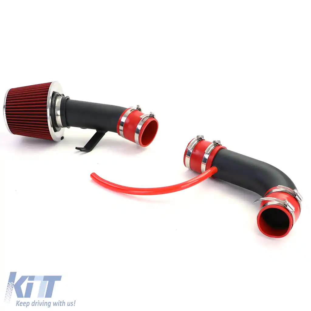 Kit de admisie cu filtru de aer sport roșu-negru, potrivit pentru Mazda MX5 NB FL 98-05-image-6200537