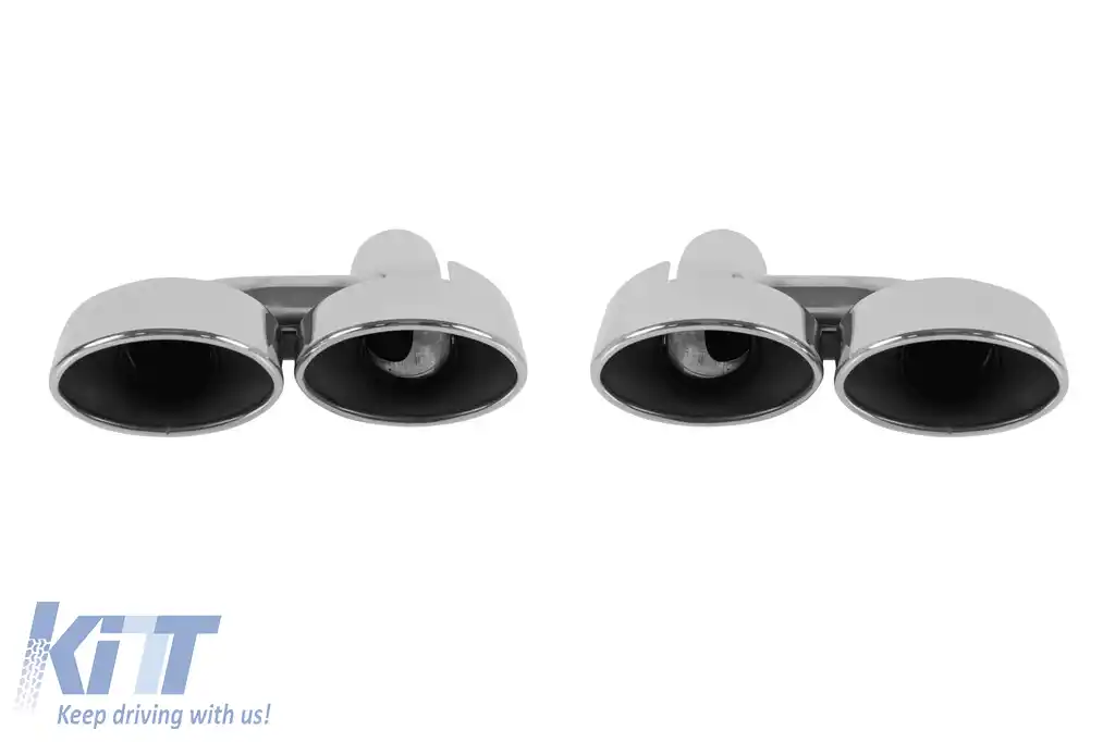 Kit de capace de evacuare cromate tip 63 H potrivit pentru Mercedes C-class W204, S204 2008-2014