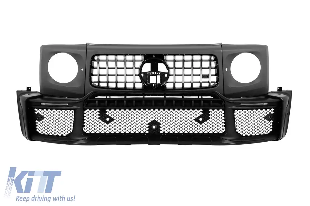 Kit de caroserie de tuning tip G800 B design potrivit pentru Mercedes G-class W464 2019-2023 cu elemente cromate, design 2025-image-6139693