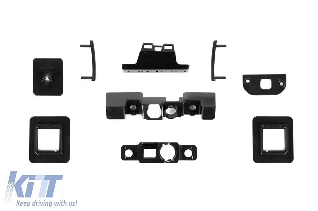 Kit de caroserie de tuning tip G800 B design potrivit pentru Mercedes G-class W464 2019-2023 cu elemente cromate, design 2025-image-6139718