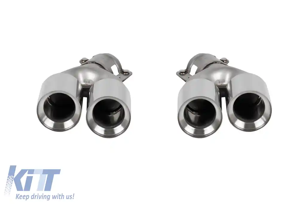 Kit de caroserie și difuzor M Performance Design Design cu ieșiri de evacuare cromate M5, potrivit pentru BMW Seria 5 G30 2017-2020-image-6148306
