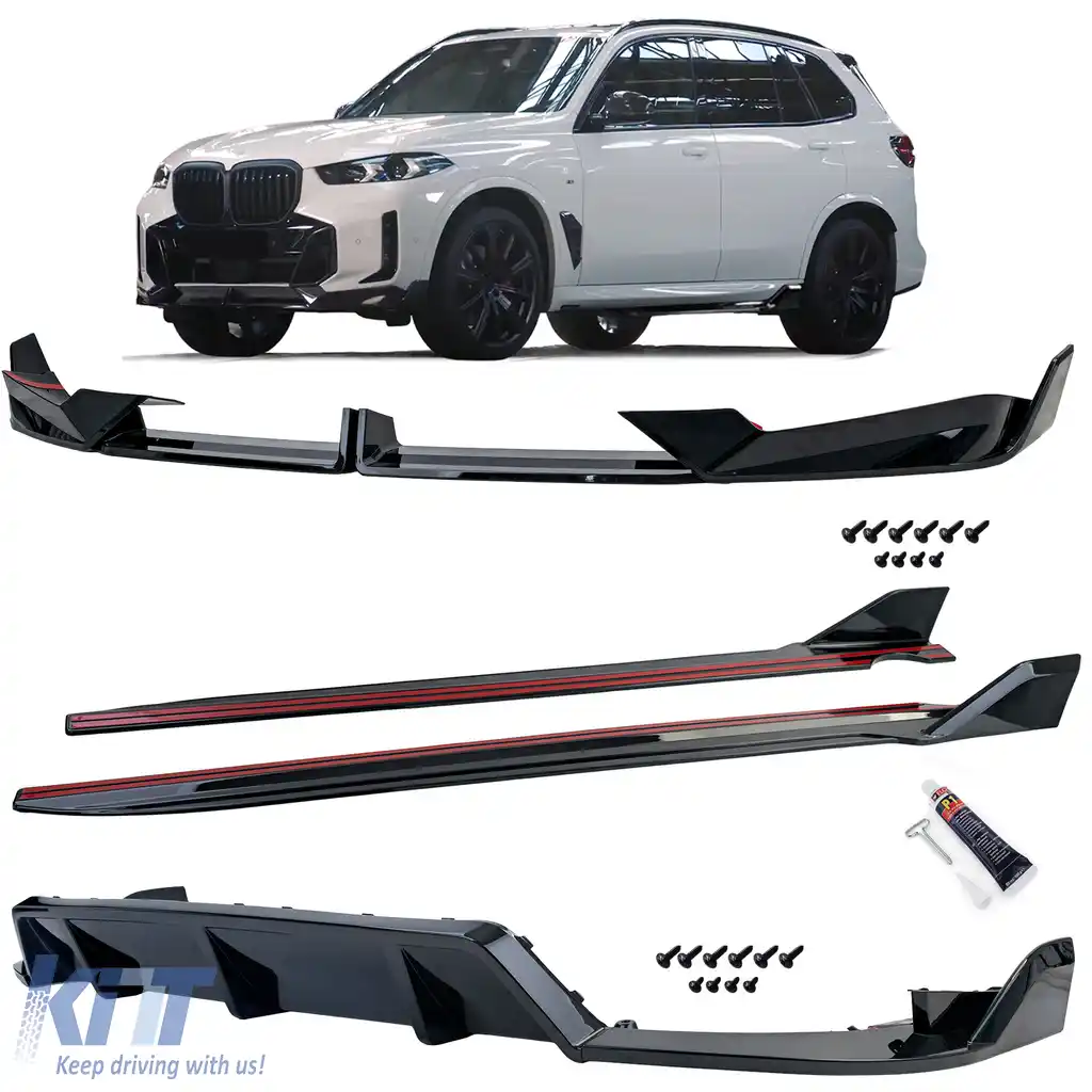 Kit de caroserie performant spoiler frontal difuzor posterior fuste laterale pentru BMW X5 G05