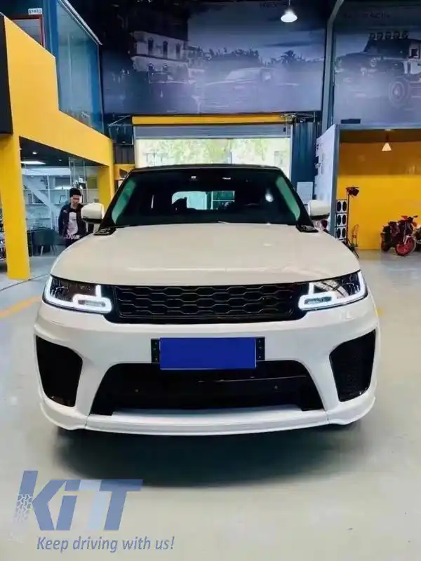 Kit de caroserie potrivit pentru Land Rover Range Rover Sport L494 2014-2017 Upgrade la aspectul SVR 2018+-image-6315722