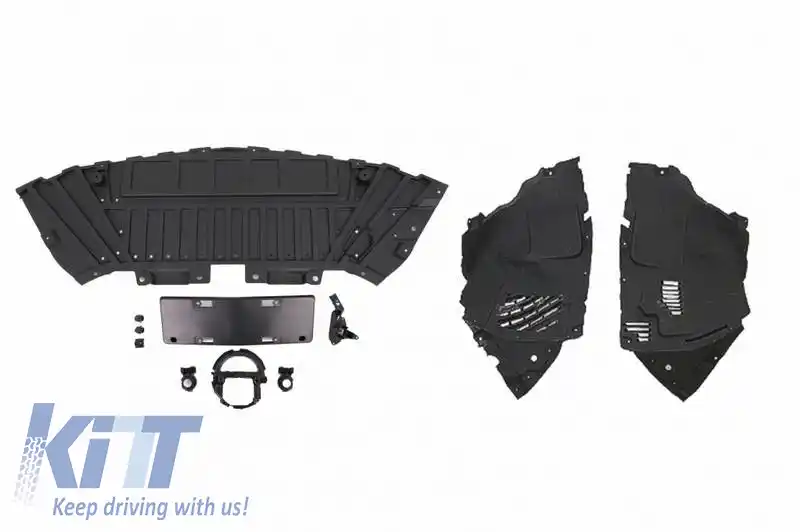 Kit de caroserie potrivit pentru Mercedes-Benz GLC Coupe Facelift C253 Sport Line (2020+) Aspect GLC63Amg cu bara de protecție, grilă, țevi de evacuare, aripi extinse-image-6315216