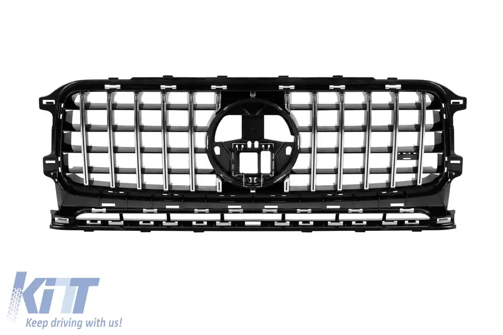 Kit de caroserie tuning tip B design potrivit pentru Mercedes G-class W465 după 2024 cu elemente cromate-image-6139730