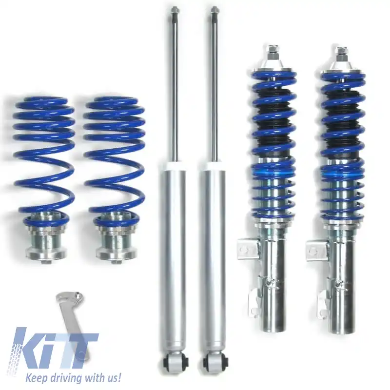 Kit de coilover Blueline potrivit pentru Audi TT 8N Coupe / Roadster 1.8 1.8T 98-06 / Skoda Octavia I 1U RS / Seat Leon 1M Cupra Blueline-image-6293105
