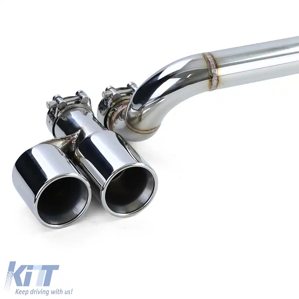 Kit de conversie duplex cu 4 țevi pentru țeava de eșapament, potrivit pentru BMW Seria 3 E90 E91 323 325 328 330-image-6193638