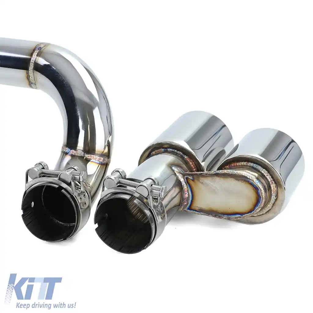 Kit de conversie duplex cu 4 țevi pentru țeava de eșapament, potrivit pentru BMW Seria 3 E90 E91 323 325 328 330-image-6193640