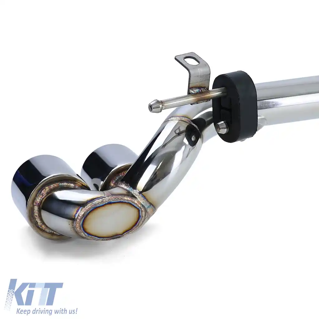 Kit de conversie duplex cu 4 țevi pentru țeava de eșapament, potrivit pentru BMW Seria 3 E90 E91 323 325 328 330-image-6193641