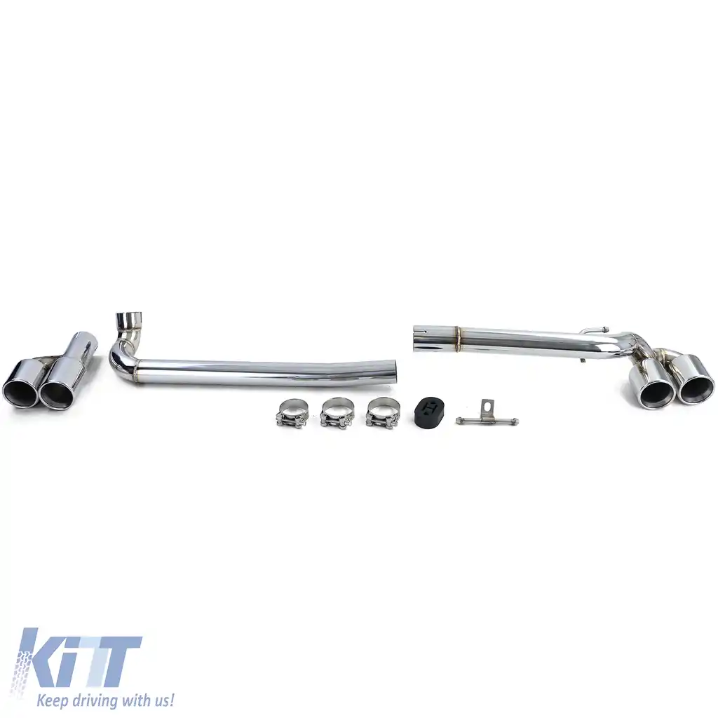 Kit de conversie duplex cu 4 țevi pentru țeava de eșapament, potrivit pentru BMW Seria 3 E90 E91 323 325 328 330-image-6193644