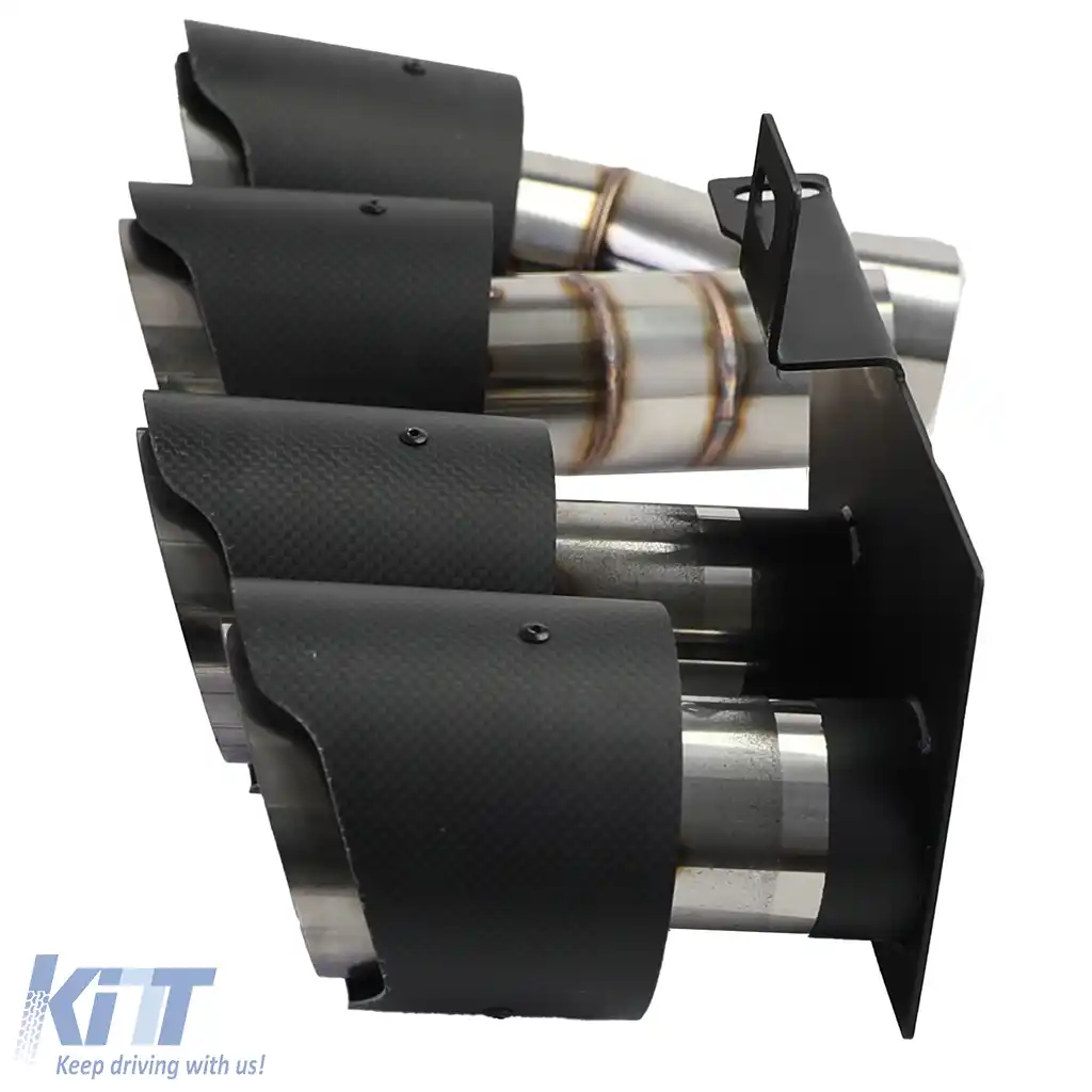 Kit de conversie pentru țeavă de eșapament cu aspect dublu se potrivește pentru BMW Seria 5 F10 F11 520 523 525 528 530-image-6204106