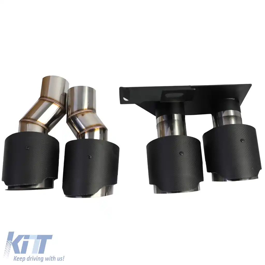Kit de conversie pentru țeavă de eșapament cu aspect dublu se potrivește pentru BMW Seria 5 F10 F11 520 523 525 528 530-image-6204107