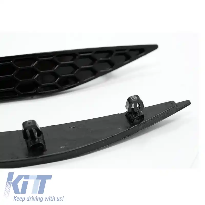 Kit de eliminare a reflectoarelor pentru bara spate, potrivit pentru VW Golf VII (7) 13-17 GTI, tip fagure, 2 buc.-image-6313052
