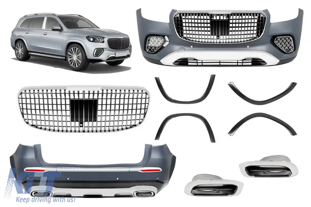 Kit de facelift tuning potrivit pentru Mercedes GLS X167 2020-2023 până după 2024