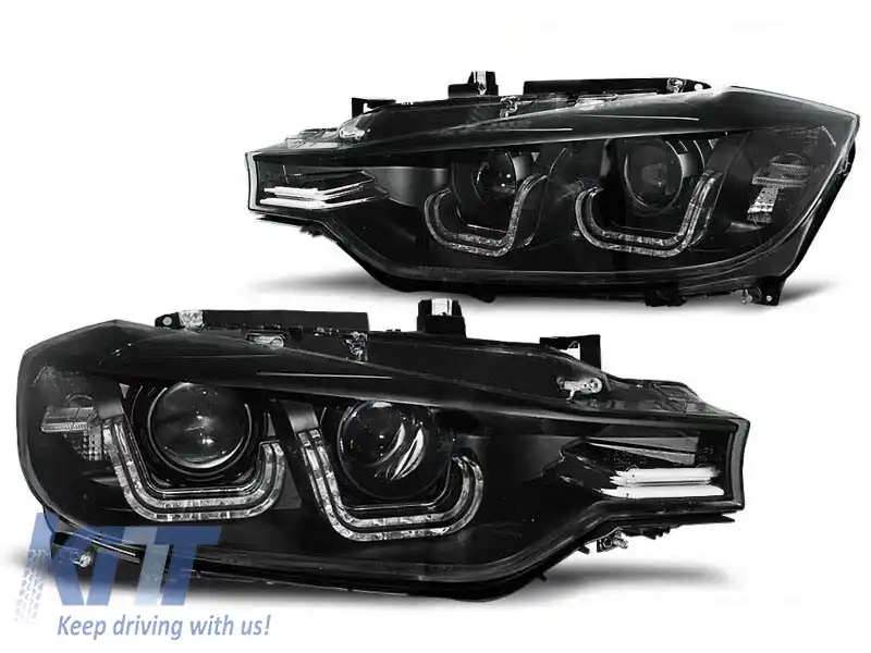 image-4-Kit de faruri de tuning cu lumini DRL reale, potrivit pentru BMW 3 F30/F31 10.2011, stânga și dreapta