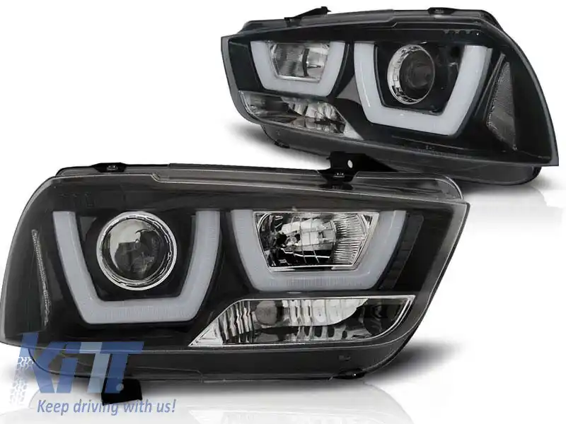 Kit de faruri de tuning cu lumini LED potrivit pentru Dodge CHARGER LX II 2011-2015, stânga și dreapta