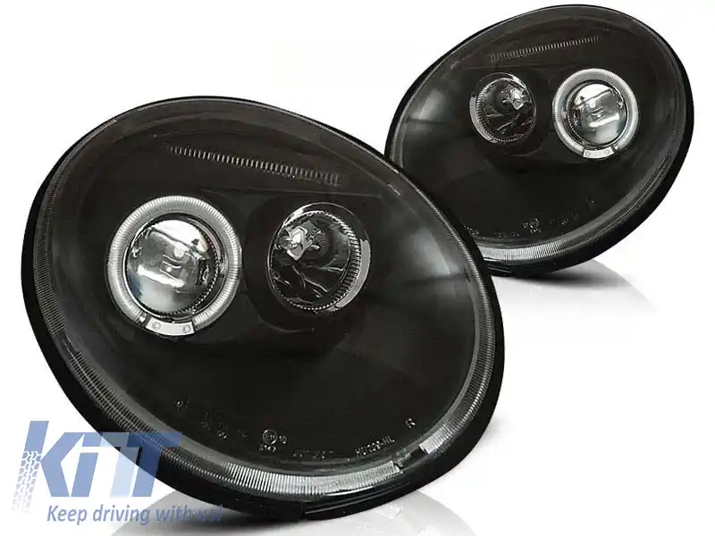 Kit de faruri tuning potrivit pentru VW NEW BEETLE 10.1998-05.2005, stânga și dreapta