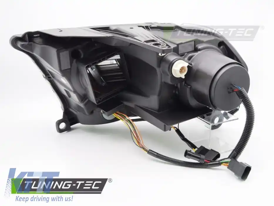 Kit de faruri xenon cu semnalizatoare dinamice potrivit pentru Dodge Durango 2010-2013 cu bază cromată-image-6238386