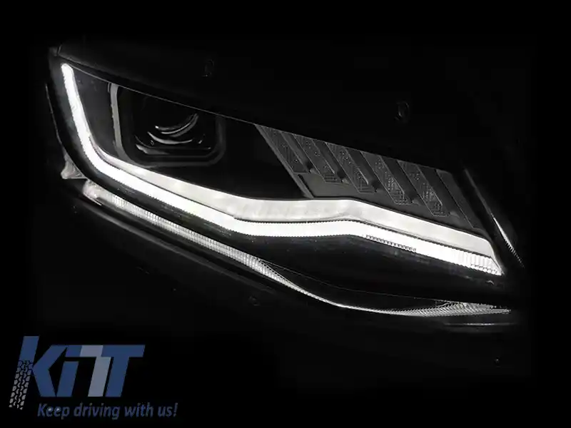Kit de faruri xenon de tuning potrivit pentru Chevrolet Camaro 2016-2018 cu bază neagră, stânga și dreapta-image-6152787