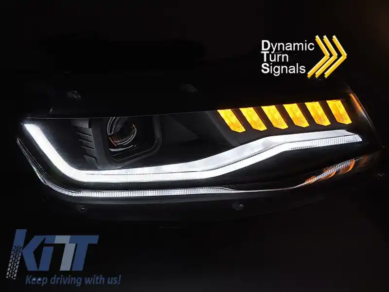 Kit de faruri xenon de tuning potrivit pentru Chevrolet Camaro 2016-2018 cu bază neagră, stânga și dreapta-image-6152788