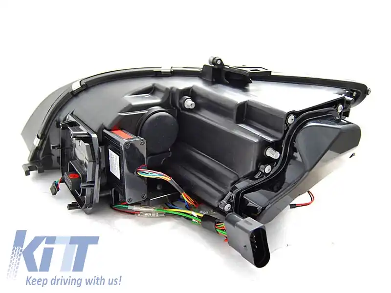 Kit de faruri xenon potrivit pentru Audi TT 8J 2010-2014 cu AFS, bază cromată, stânga și dreapta-image-6152379