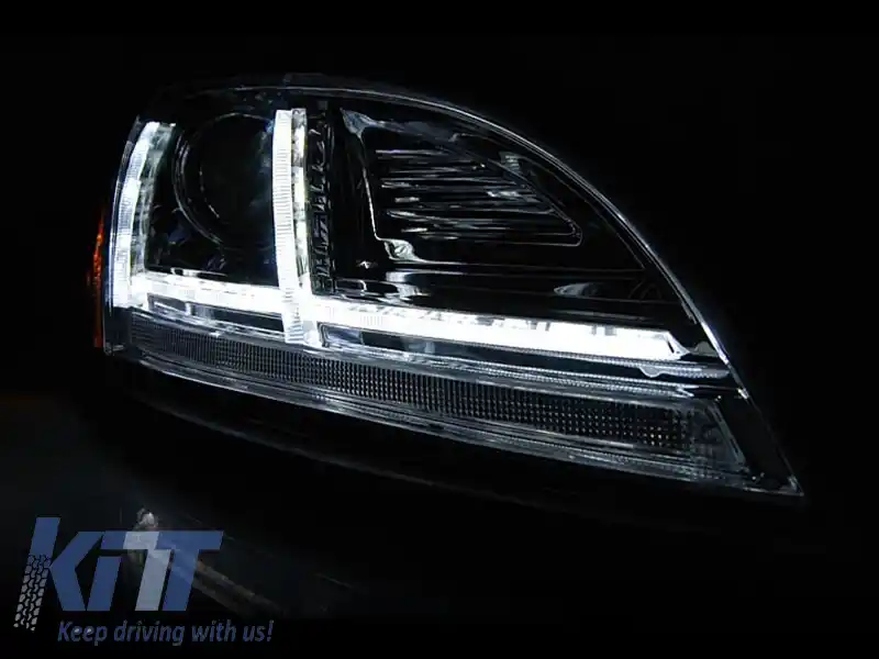 Kit de faruri xenon potrivit pentru Audi TT 8J 2010-2014 cu AFS, bază cromată, stânga și dreapta-image-6152382