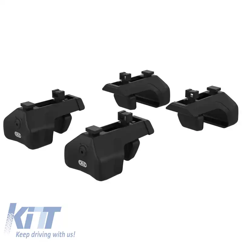 Kit de fixare potrivit pentru barele de acoperiș CRUZ sistem de balustradă ridicată 930-800 set de 4 piese-image-6325867