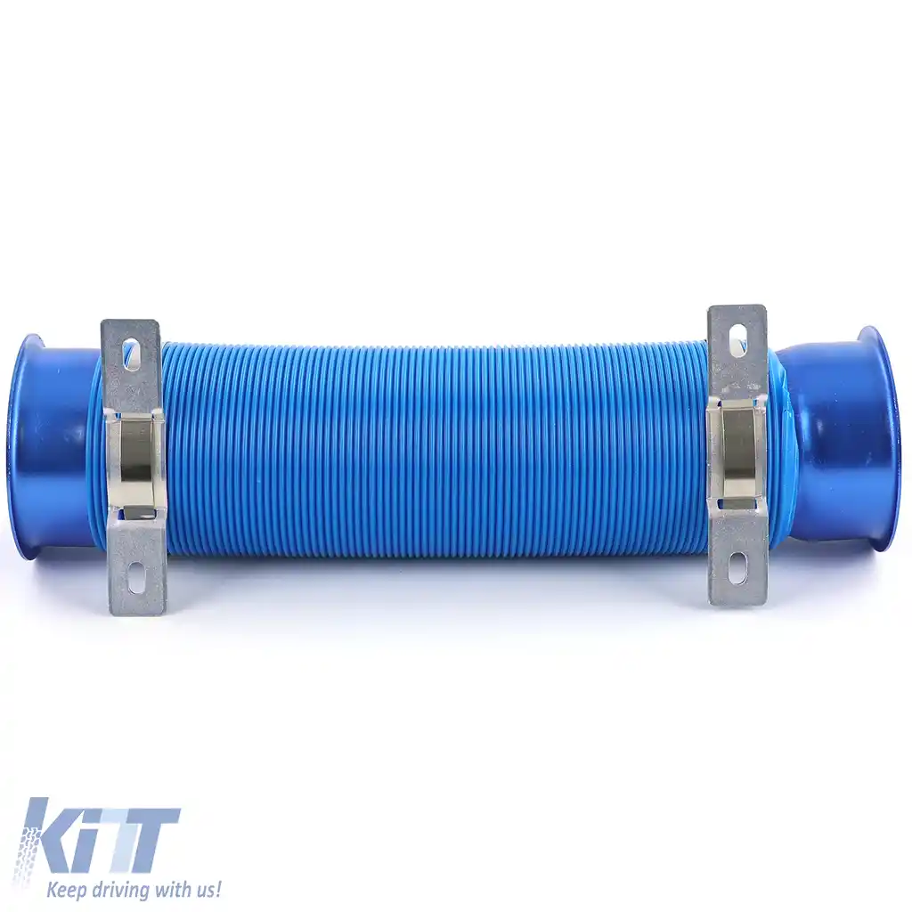 Kit de Performanță cu Aer Rece Conductă Flexibilă Albastră pentru Filtru de Aer Sport-image-6190569