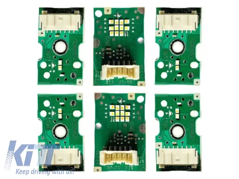 Kit de plăci de circuit pentru modulele de lumini DRL în faruri potrivit pentru Mercedes GLS X167 2020-2023 destinat versiunii EU a modelului