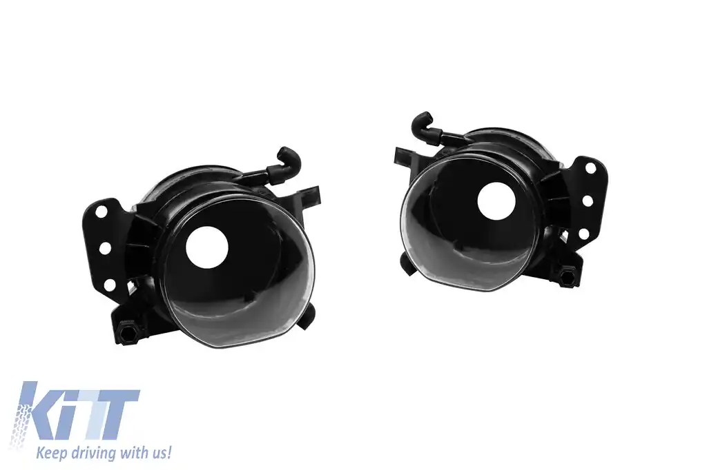 Kit de proiectoare tip M technik/M3 potrivit pentru BMW Seria 3 E90/E91 2005-2011 crom, stânga + dreapta