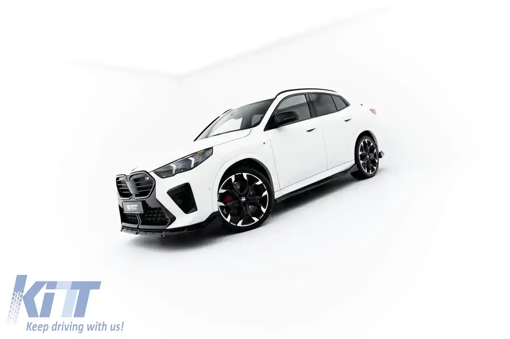 Kit de spoilere Maxton Design potrivit pentru praguri, bara frontală, bara spate și portbagaj pentru BMW X2 U10 cu pachet M după 2023, vopsit în lac negru-image-6236306