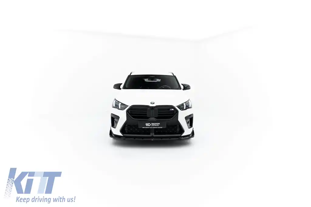 Kit de spoilere Maxton Design potrivit pentru praguri, bara frontală, bara spate și portbagaj pentru BMW X2 U10 cu pachet M după 2023, vopsit în lac negru-image-6236309