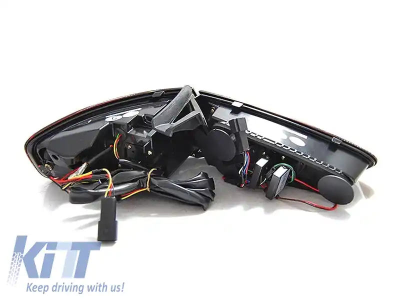 Kit de stopuri LED de tuning potrivit pentru Audi A4 B8 sedan 2012-2015, bază coborâtă pentru modelul cu stopuri halogene, stânga și dreapta-image-6151624