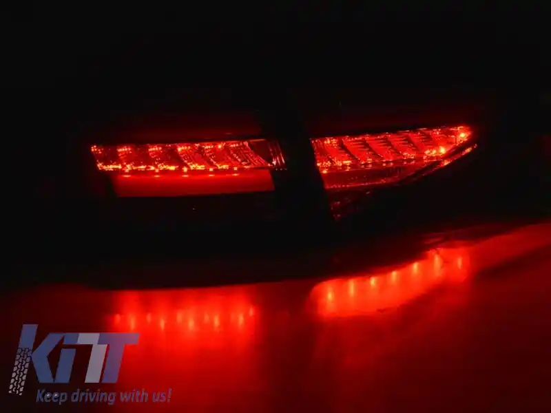 Kit de stopuri LED de tuning potrivit pentru Audi A4 B8 sedan 2012-2015, bază coborâtă pentru modelul cu stopuri halogene, stânga și dreapta-image-6151626
